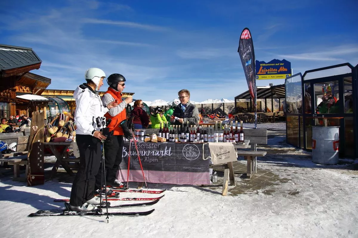 Highest farmersmarket - Ski and wine enjoyment week