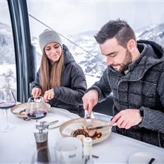 Exklusives Gondeldinner | Ski- und Weingenusswoche