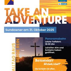 Sundowner - Abendauffahrt mit der Panoramabahn Großarltal