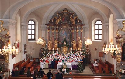 Worship service in Grossarl