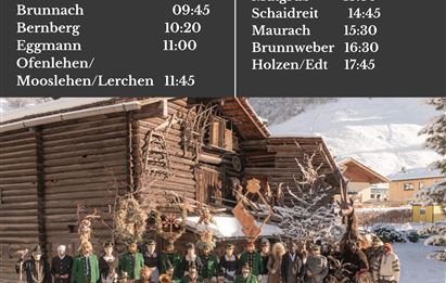 Perchtenzug in Großarl