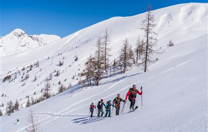 BERG-GESUND Skitour to the "Kreuzeck", 2.204 m