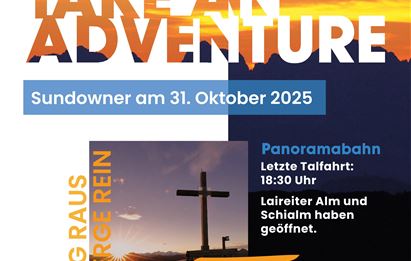 Sundowner - Abendauffahrt mit der Panoramabahn Großarltal