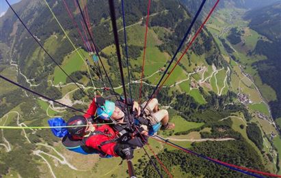 BERG-GESUND paragliding tandem flight