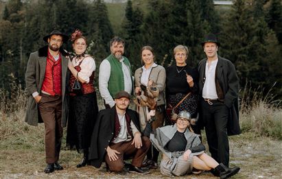 theater of the theater-group Hüttschlag