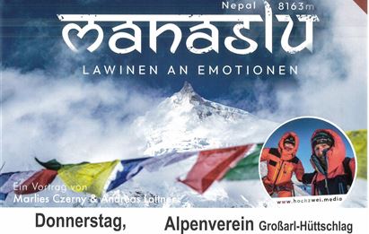 Vortrag "Manaslu - Lawinen an Emotionen"