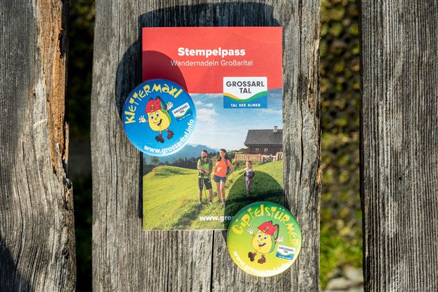 Stempelpass und Wanderabzeichen Großarltal