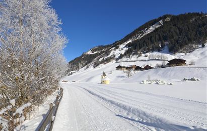 Winter hiking paths in Grossarl