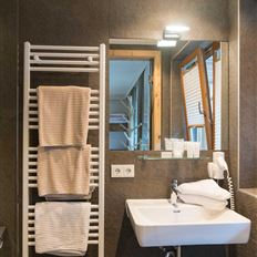 Triple room, shower or bath, toilet, 1 bed room