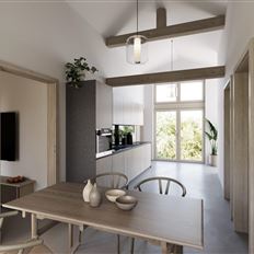 Apartment, shower and bath, toilet, 2 bed rooms