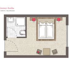 Doppelzimmer "Arnika" | 1-2 ÜN Sommer