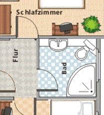 Familienzimmer mit 2 getrennten Schlafzimmern