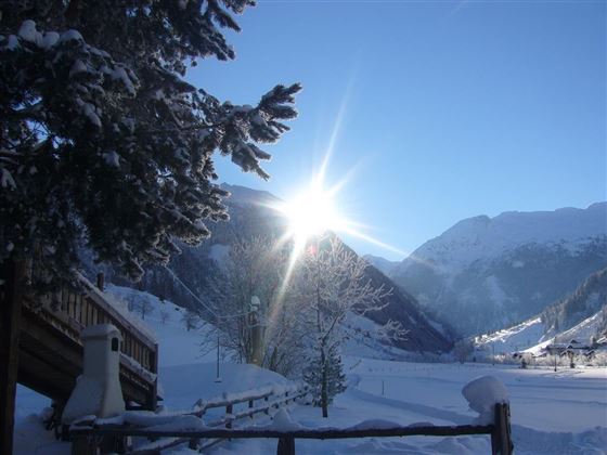 Sonnenaufgang im Jänner