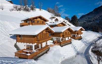 Tauernchalets im Winter