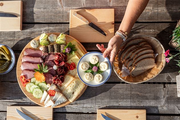 Almjause auf der Bichlalm