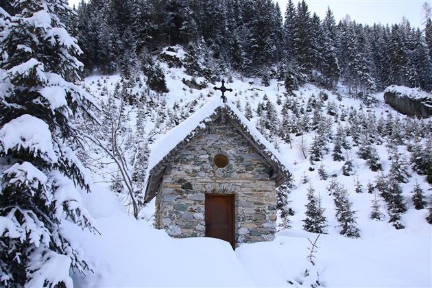 Hubalm-Kapelle Winter