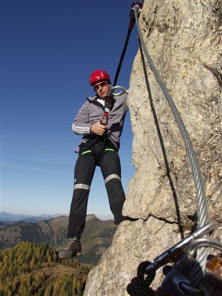 Klettersteig am Saukarkopf
