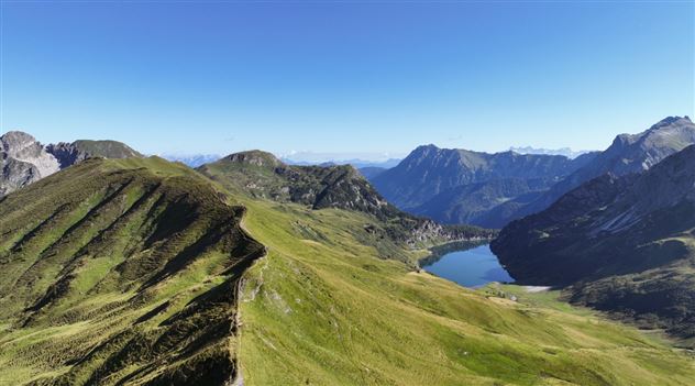 Kreuzeck Drohnenaufnahme Tappenkarsee