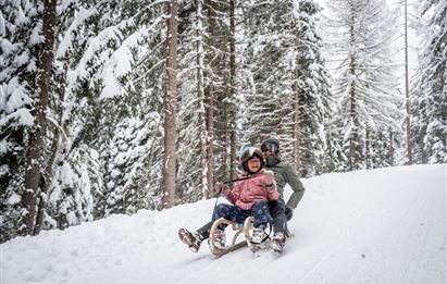 Toboggan run at the Hotel Lammwirt