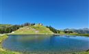 Himmelreichsee mit Blick auf die Bergstation Panoramabahn